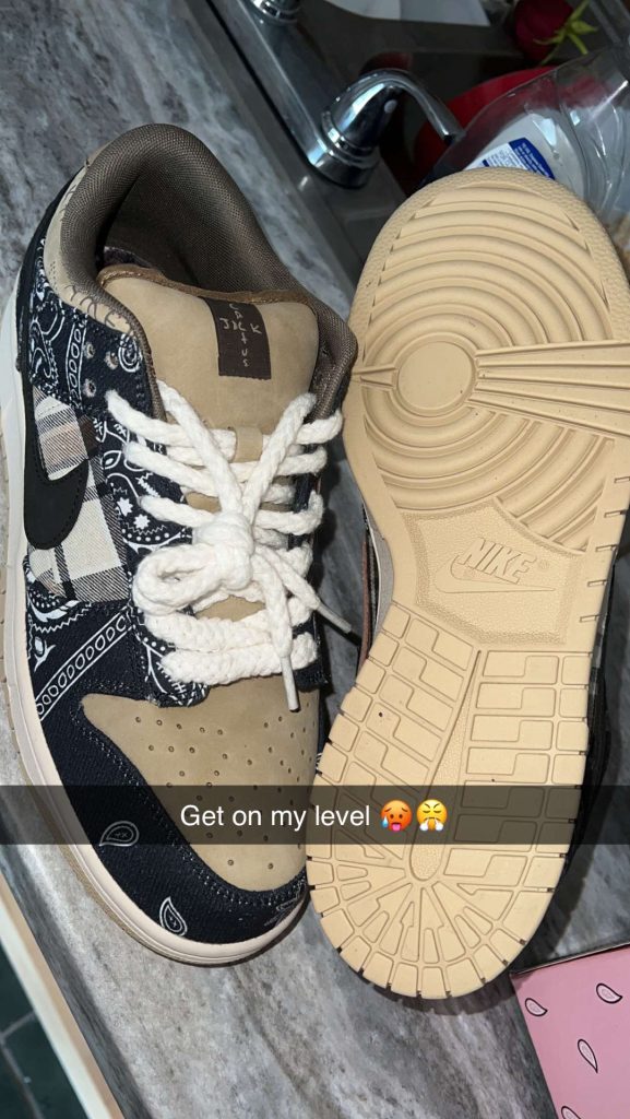 Replica Travis Scott Dunks Bandana Low