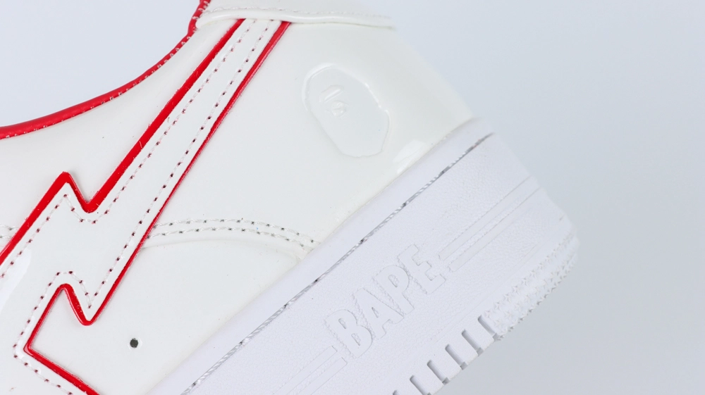 Bapesta #8 M1 'White Red' Reps