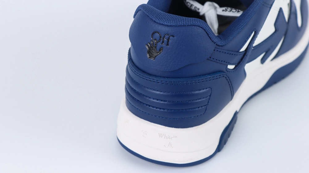 Off-White Out of Office Low 'White Dark Blue' Reps