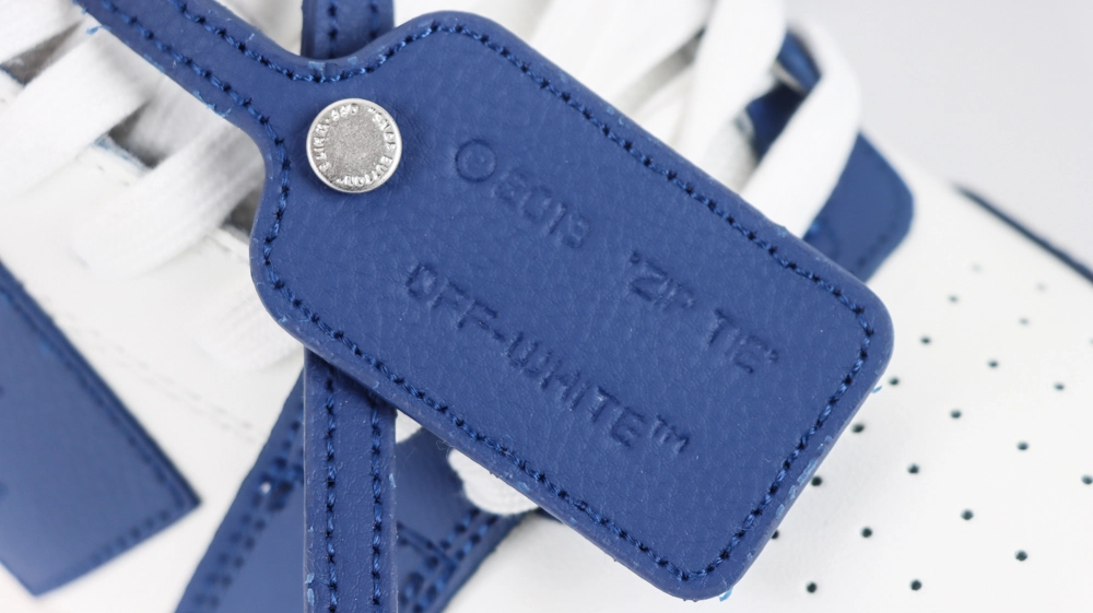 Off-White Out of Office Low 'White Dark Blue' Reps