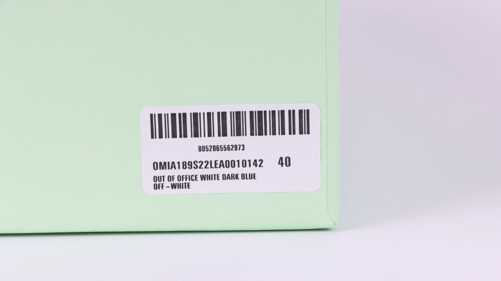 Off-White Out of Office Low 'White Dark Blue' Reps
