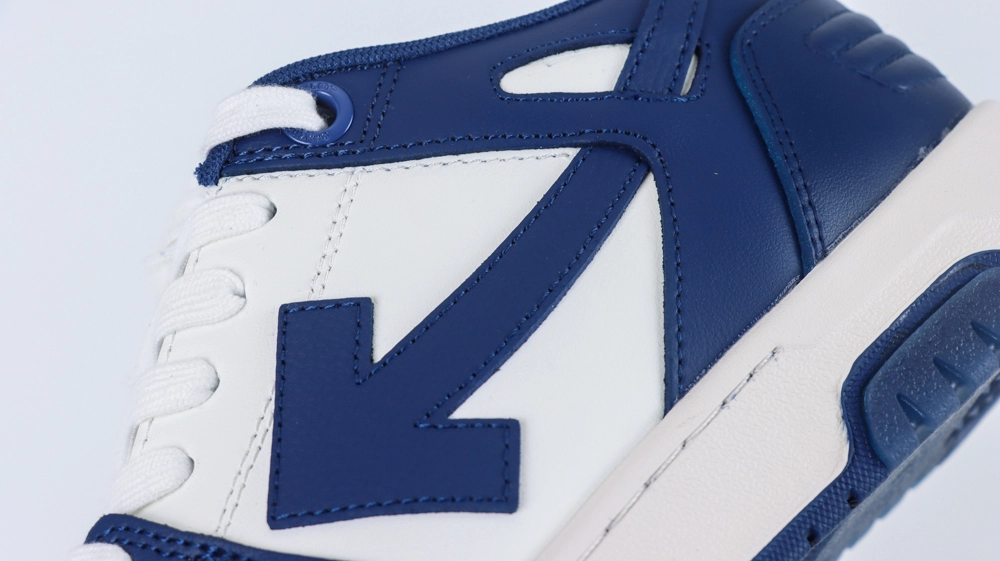 Off-White Out of Office Low 'White Dark Blue' Reps