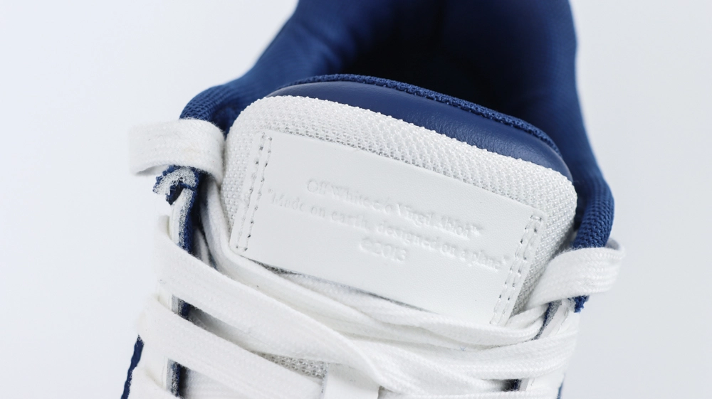 Off-White Out of Office Low 'White Dark Blue' Reps