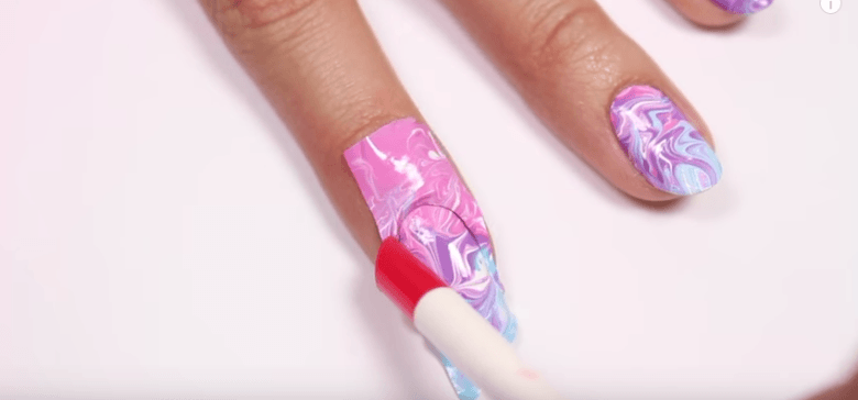 How to Create Nail Art Stickers with a Plastic Bag