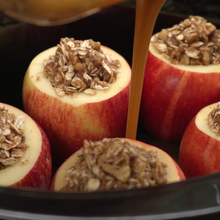 Slow Cooker Baked Apples