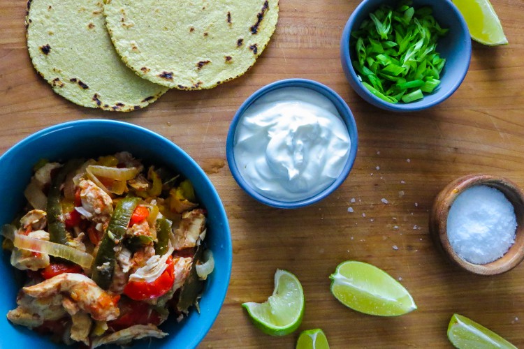 Slow Cooker Chicken Fajitas