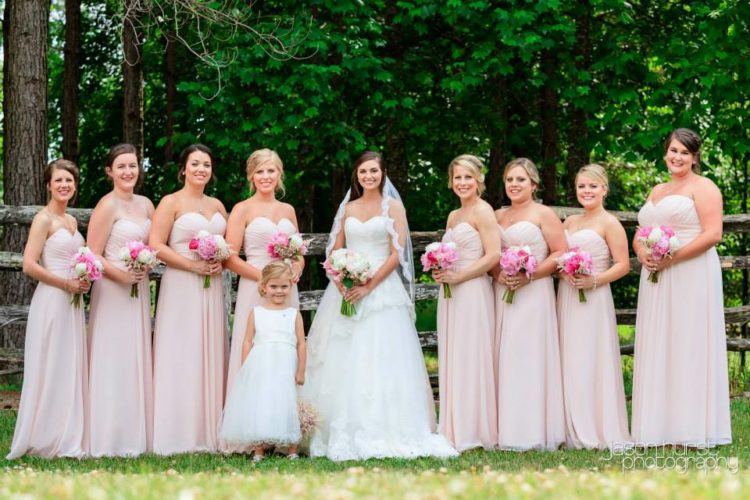 bridesmaids matching outfits