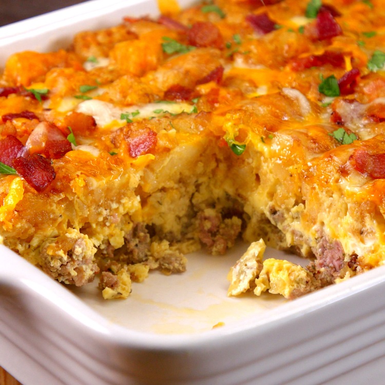 Bundt Cake Breakfast With Tater Tots The Cake Boutique