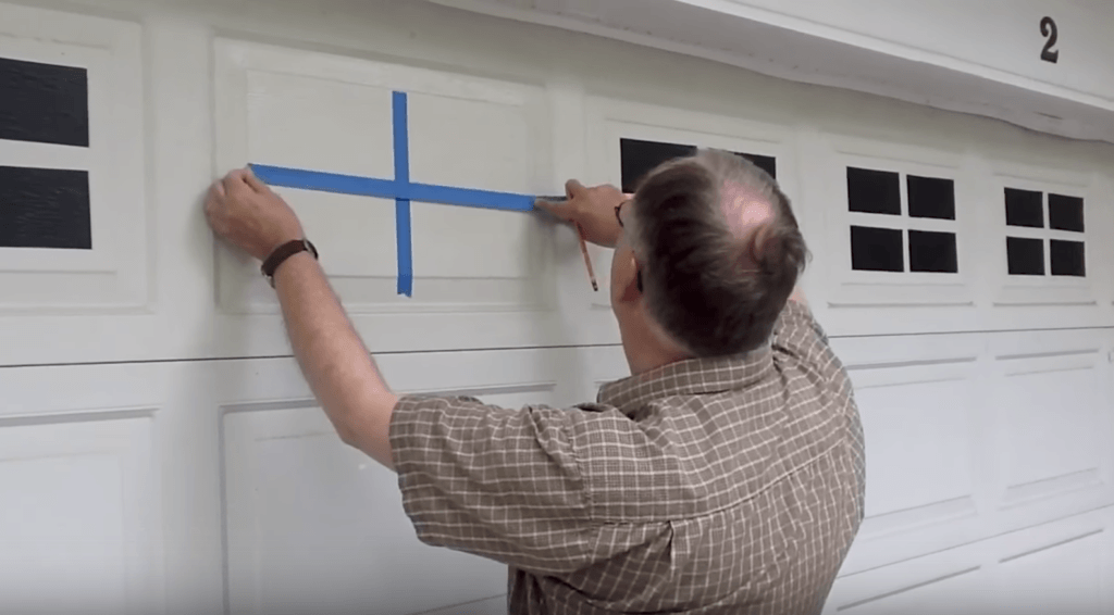 How a Bit of Tape Can Completely Transform Your Garage Door