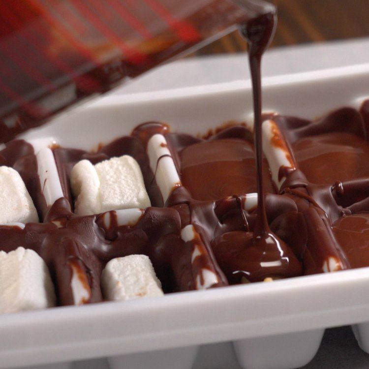 Ice Cube Tray Chocolates