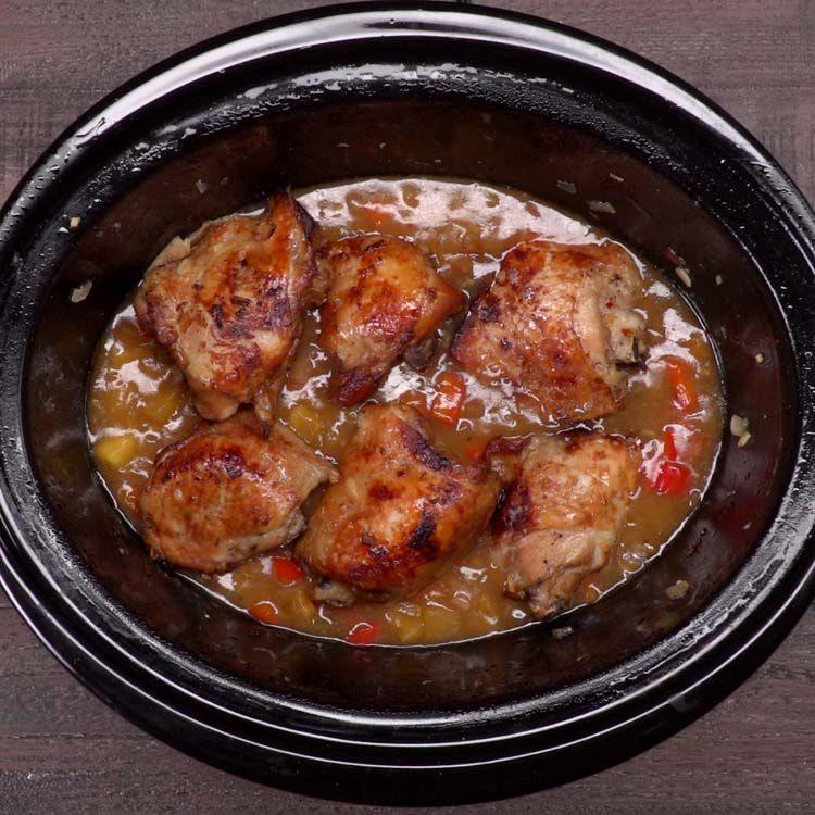 crockpot pineapple chicken