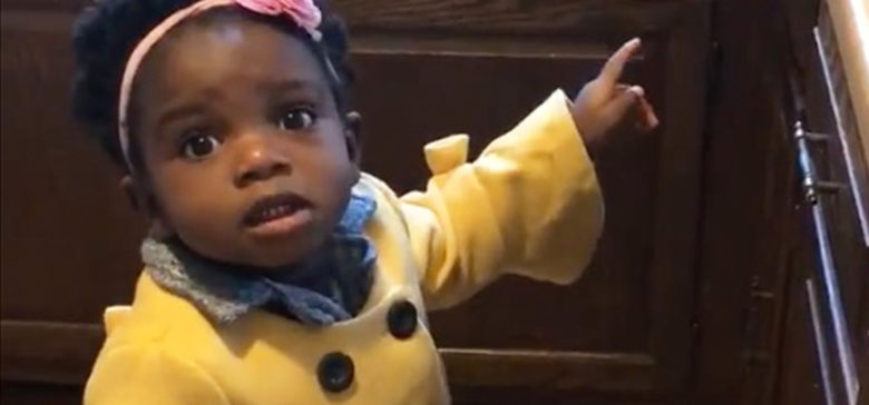 Frustrated Toddler Goes Viral After Trying to Get Alexa to Play ‘Baby