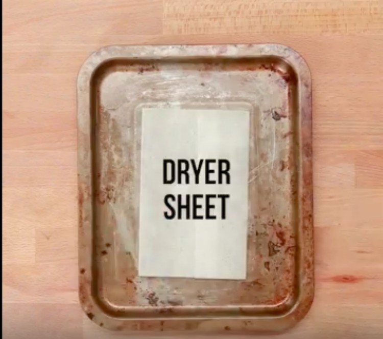 A Dirty Pan’s Nemesis is a Dryer Sheet!