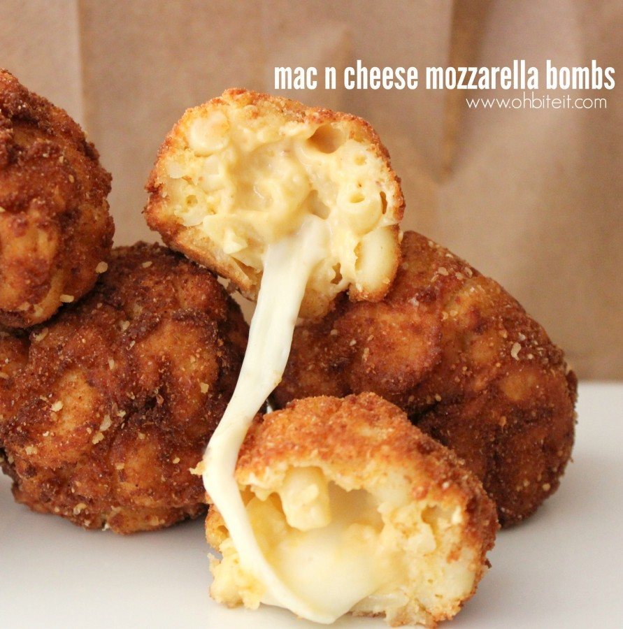 Mac and Cheese Mozzarella Bombs Will Blow Your Mind