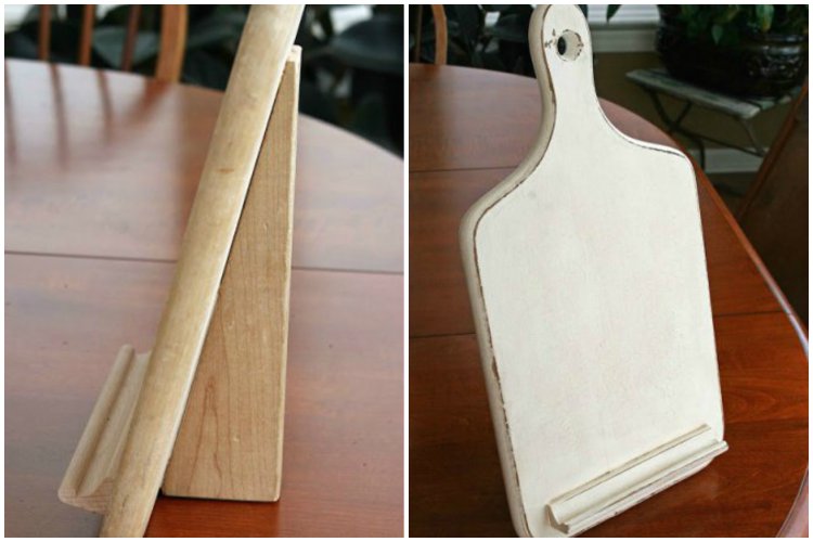 Easy And Affordable Diy Kitchen Tablet Holder