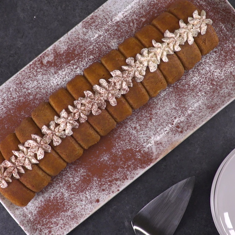 Tiramisu Roll Cake