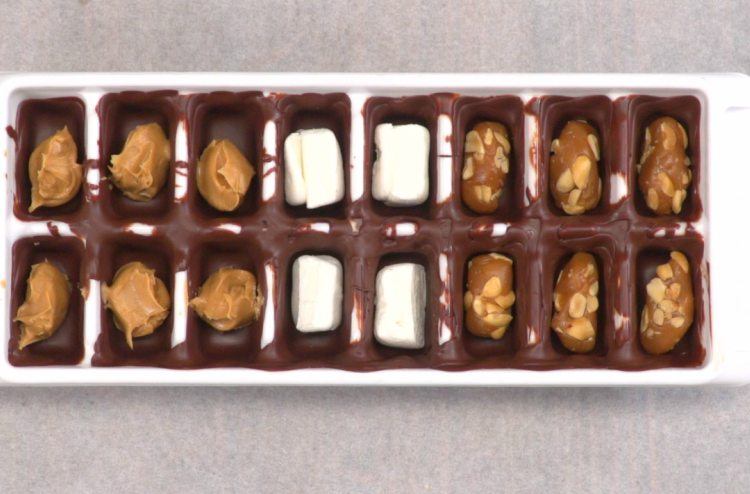 Ice Cube Tray Chocolates Fillings