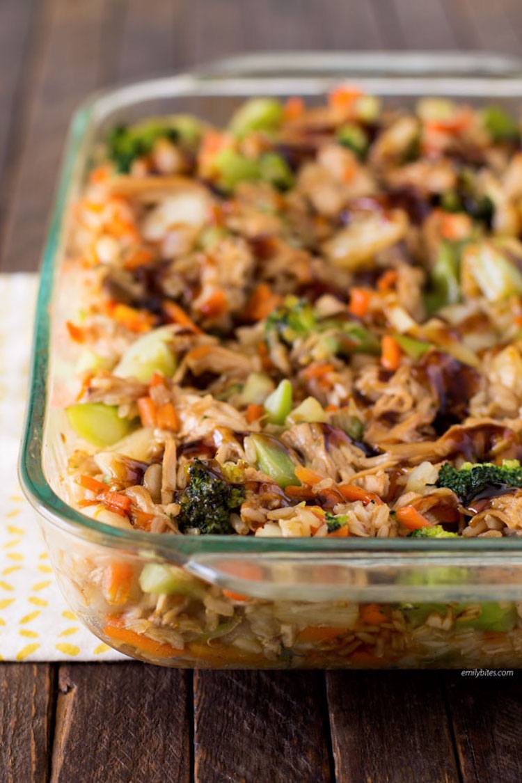 teriyaki chicken and rice casserole
