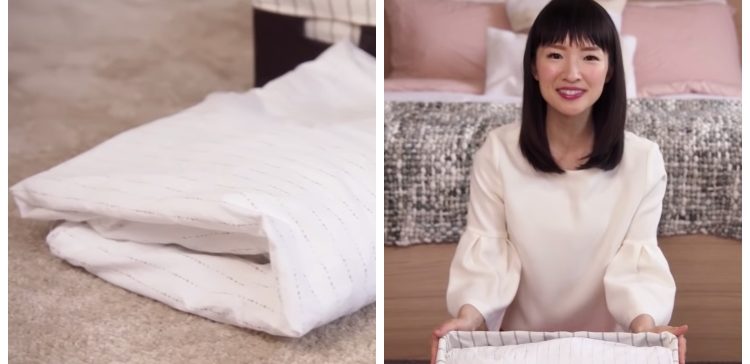 Marie Kondo Shares Her Simple Trick for Folding Fitted Sheets