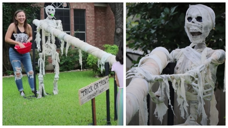 Parents Create a DIY ‘Candy Slide’ To Help With Safe Trick or Treating