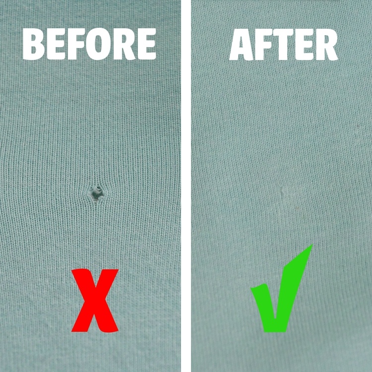 Got a Hole in Your Favorite TShirt? Here’s the NoSew Trick to Fix It