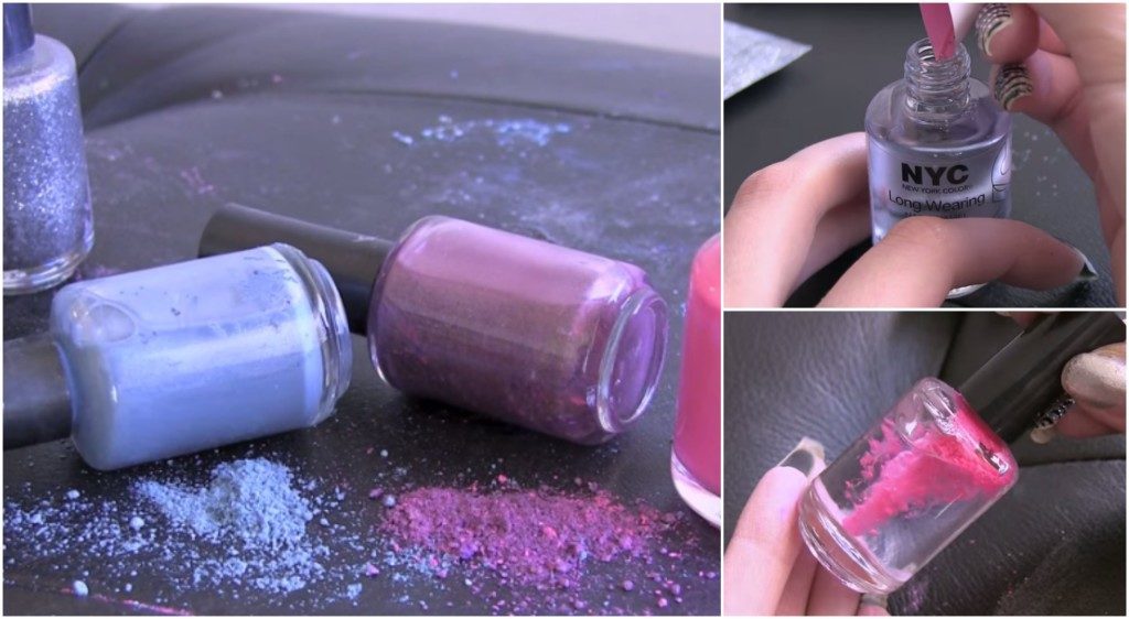 Genius Way to Turn Broken Eyeshadow Into Vibrant Nail Polish