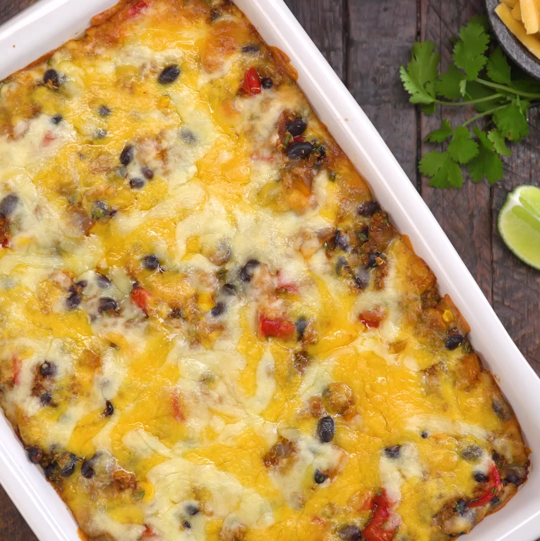 Quinoa Enchilada Bake