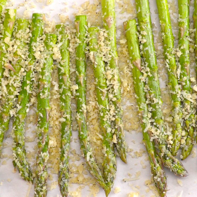 Crispy Parmesan Roasted Asparagus