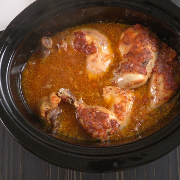 Zesty BBQ Slow Cooker Chicken
