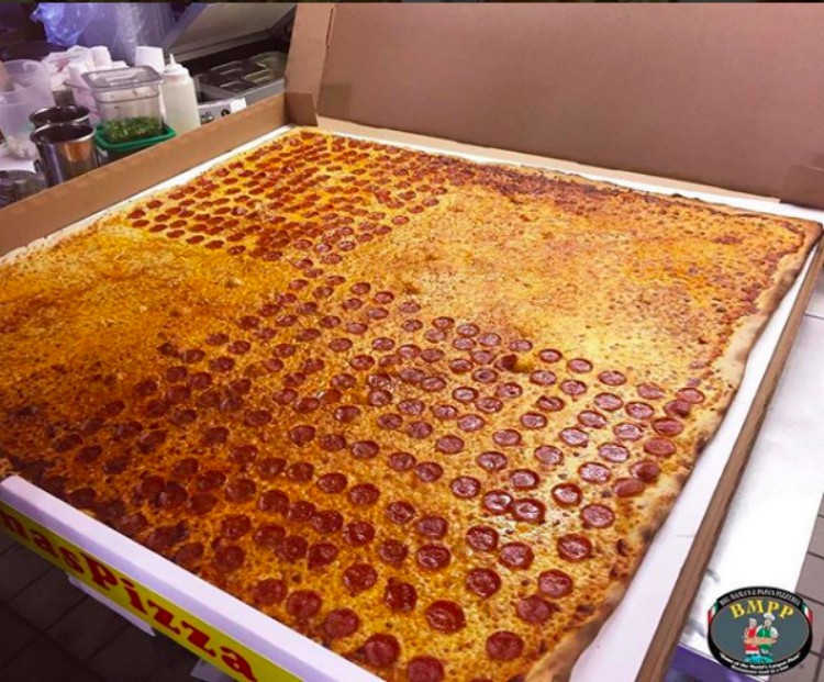 In Southern California, You Can Get a Giant 20SquareFoot Pizza Delivered to Your Home