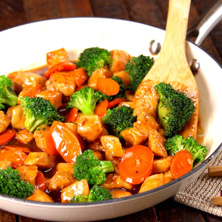 Honey Garlic Chicken Stir Fry