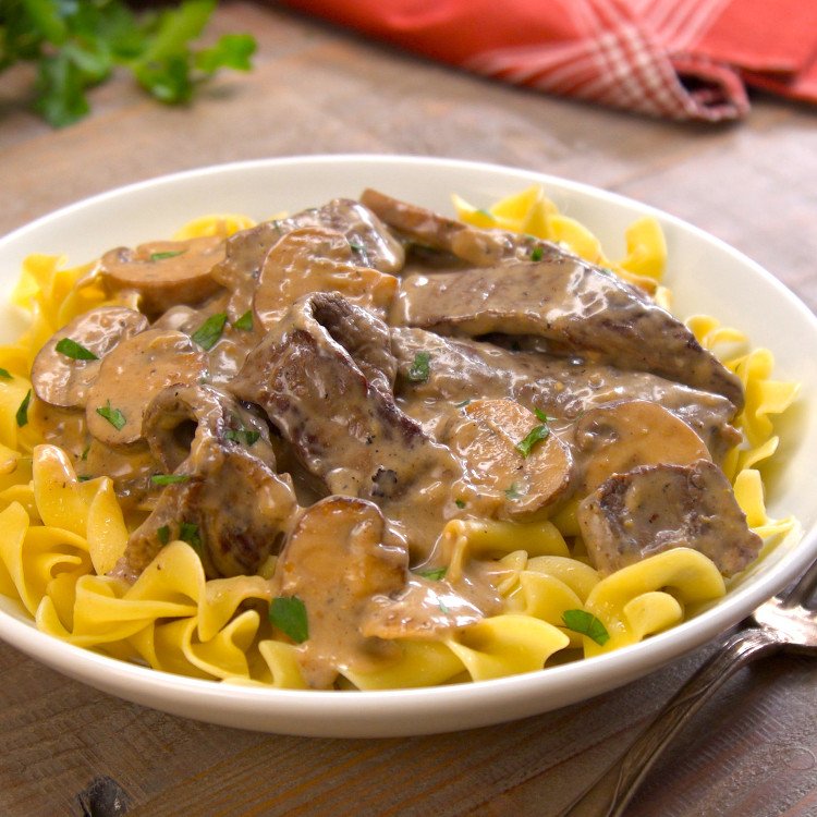 Easy Beef Stroganoff