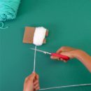 Pom Pom Rug Cut String