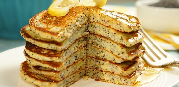 Lemon Poppy Seed Pancakes