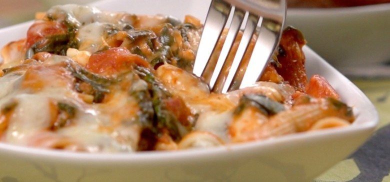 Chicken Tomato Pasta Bake