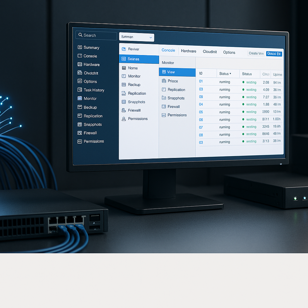 Proxmox VE em Birigui - Virtualização Empresarial