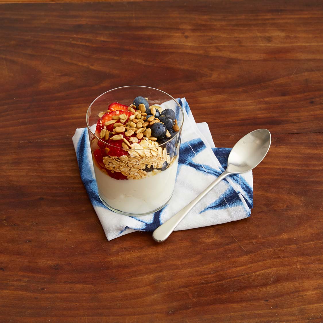 Berry Oat Yogurt Parfait recipe from