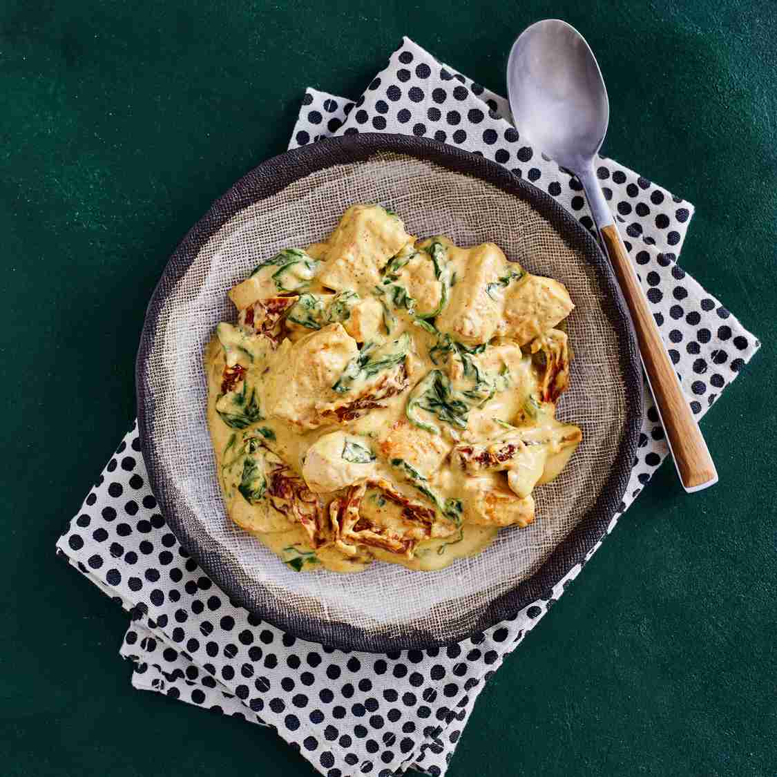 One Pot Curry Tomato Chicken recipe from