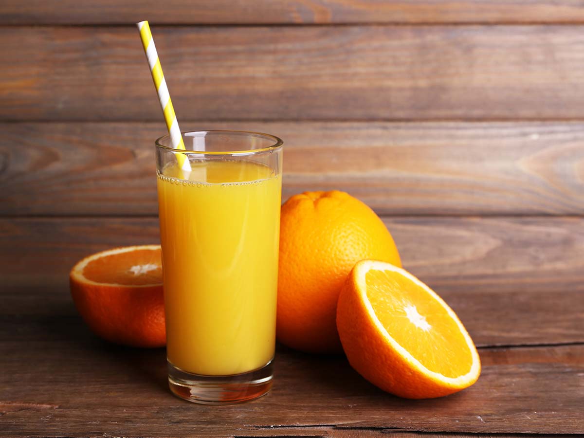 Calories in Drinks all fresh fruit juice tropicana orange & mango by