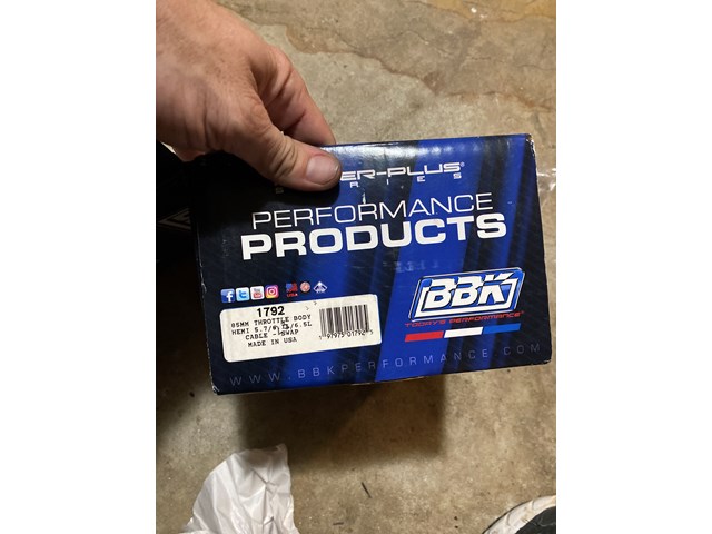 Throttle Body BBK 1792 Dodge Hemi 5.7/6.1/6.4L 85mm Cable Drive