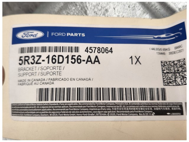 2006 Ford Mustang Fender Mounting Bracket