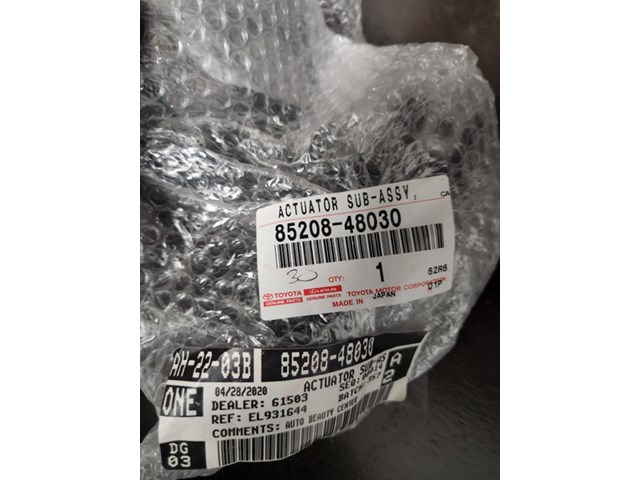 2008 Lexus RX 350 Headlight Washer Motor