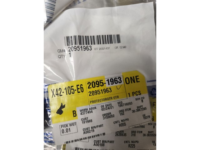 2012 Chevy Camaro LH Stone Guard