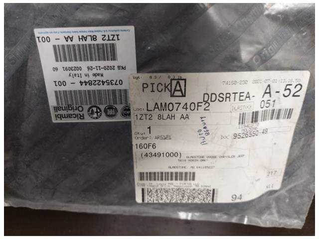 2014 Dodge Ram 1500 Front Door Outside Moulding