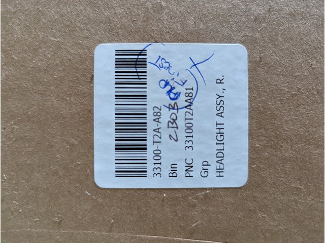2017 Honda Accord 33100-T2A-A82Headlight