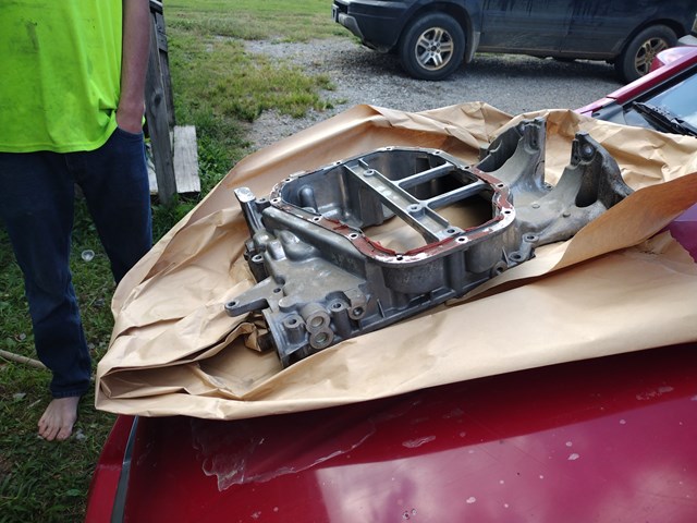 2007 Nissan Sentra top oil pan 2.5L