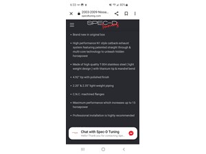 2003-2009 Nissan 350Z Coupe/Convertible T-304 Stainless Steel N1 Style Dual Catb