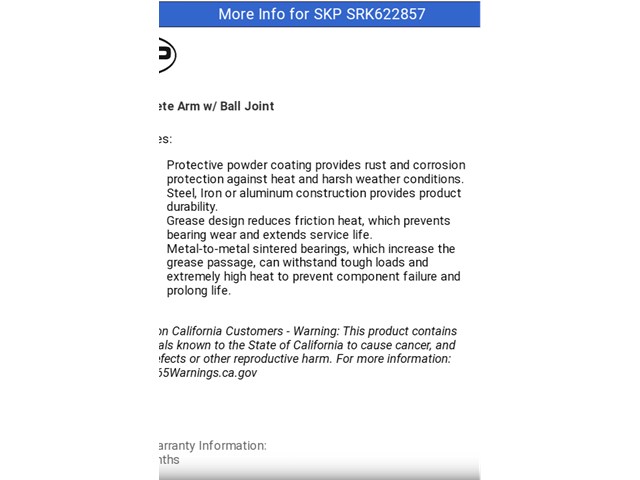 2014 Subaru Forester Front Lower Control Arm