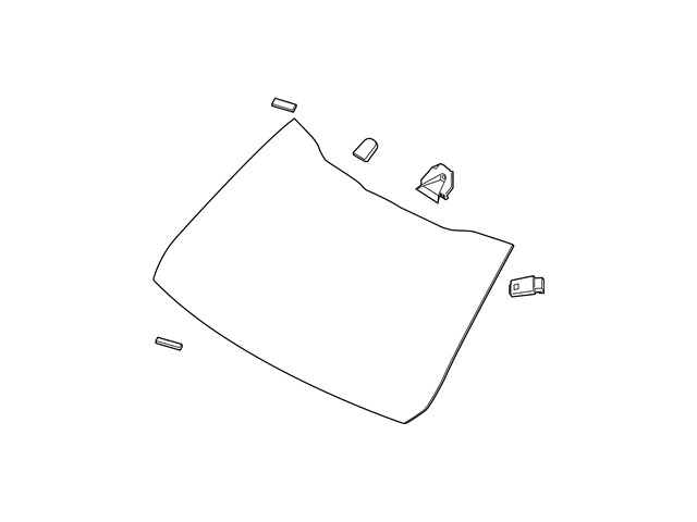 2020 Kia Telluride Back Glass