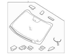 2020 Kia Sportage Back Glass